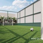 Espaço para jogos esportivos do Roma Jardim Guedala