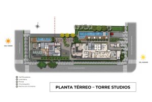 Planta da torre residencial do Roma Jd Guedala